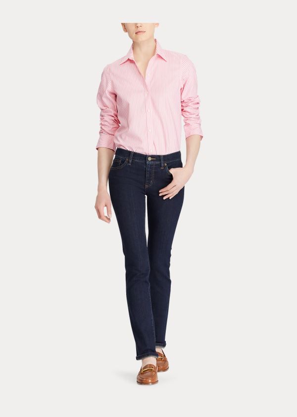 Camisa Ralph Lauren Algodão Button-Down Mulher 91625-GQDS